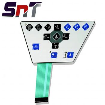 Dustproof Deadfront Membrane Keyboard for Electronic Gas Control Systems - SNT Electronics Technology Co., Ltd. - China