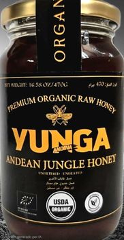 Yunga( Andean Jungle Raw Organic Honey) Origin ARGENTINA, Argentina Type RAW ORGANIC HONEY, Raw Organic Honey - Panamerica Trading - Argentina