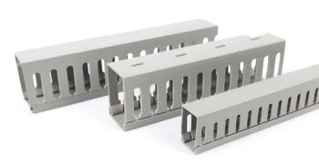 PVC Slotted Wiring Duct for Industrial Wiring Management Shape Square Material PVC Model NO. 8R Hole With Hole Type - Shanghai Leipold Electric Co., Ltd. - China