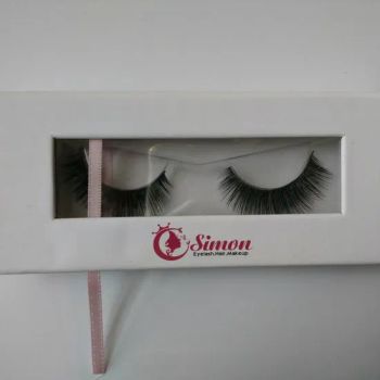 Top Quality 100% Siberian Mink False Eyelash with Custom Eyelash Box - Juancheng Simon Eyelash Co., Ltd. - China