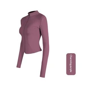 Wholesale Long-Sleeve Zipper Fitness Motorcycle Clothing Women's Quick-Drying Sports Jacket - Guangdong Mingyang Garment Industry Co., Ltd. - China