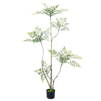 Simulated Green Plants, Nandina Domestica Potted Plants, Nordic-Style Green Artificial Plant Landscaping - Xiamen Tingtao Shuo Trading Co., Ltd. - China