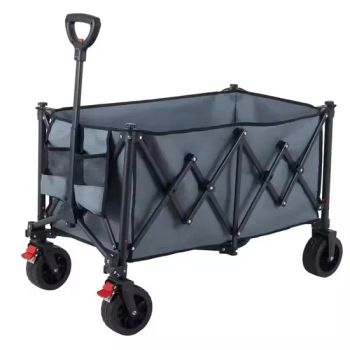 Outdoor Camping Collapsible Beach Shopping Transport Luggage Trolley Hand Truck Oversized Huge Container Folding Wagon Cart - Yongkang Dashing Leisure Products Factory - China
