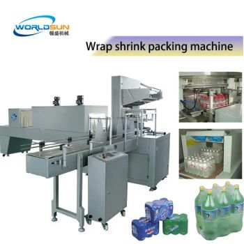 Auto PE Film Heat Oven Tunnel Water Bottles Cans Shrink Wrapping Sleeve Packaging Machine - Zhangjiagang Worldsun Machinery Co., Ltd. - China