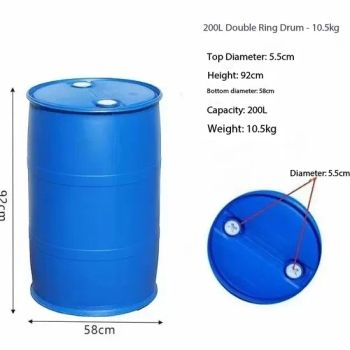 200L HDPE Plastic Bucket 580x920mm 15D MOQ100 Recyclable Wine Liquid Storage - Mei Che Te (Guangdong) Environmental Protection Technology Co., Ltd - China