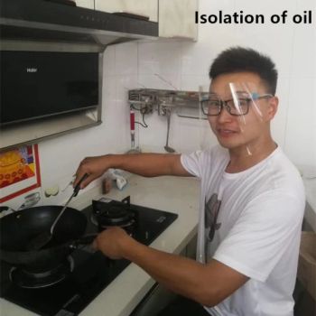 Professional Anti-Fog Dustproof Transparent Disposable Plastic Protective Face Shield with Glasses Frame - Shenzhen Bien Technology Co., Ltd. - China