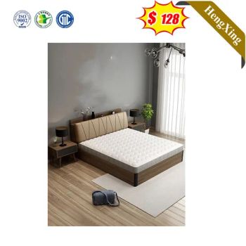 Luxury Hotel/Bedroom King Queen Double Single King Size Wooden Leather Headboard Bed - ULINK FURNITURE GROUP LIMITED - China