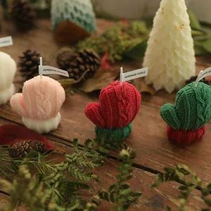 Christmas Wool Small Gloves Scented Candles Holiday Gifts Size 7*3.5 Weight 75g Origin China Volume 0.0001 PCS/CTN - Skylark Network Co., Ltd. - China
