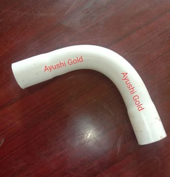 90 Degree Plastic PVC Pipe Bends Color White Brand Ayushi Gold Bend Angle 90 Degree Inner Diameter 1 Inch Connection Type - S.K.G. Ayushi Gold Enterprises - India