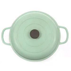 Super Beautiful 30 Cm Gradient Enamel Cast Iron Cookware Heavy Duty Seafood Stew Pot for Commercial Kitchen Dutch Ovens Standard - Xingtai Huaiyang Enamel Co., Ltd - China