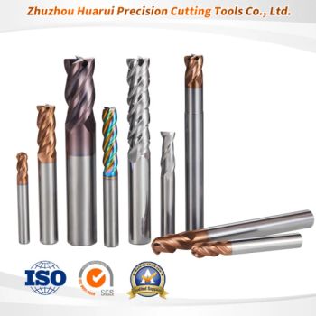 CNC Tungsten Carbide Solid Carbide Flutes2/3/4 for Hardened Steel End Mill Cutters - Zhuzhou Huarui Precision Cutting Tools Co., Ltd. - China