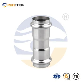 [Ruoteng] Plumbing SS304 Press Fittings Coupling Connector Press Straight for Water Pipe - Zhejiang Ruoteng Valve Co., Ltd - China