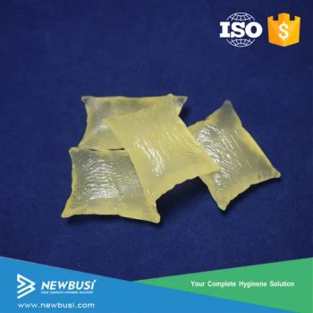 HMA-010 Yellow Hot Melt Glue Organic Resin Elastic Gum 1Y Color Yellow Material Resin HS Code 48181000 Trademark newbusi - Quanzhou Newbusi Import & Export Co., Ltd. - China