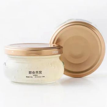 Wholesale Kitchen Recyclable 200ml 325ml 640ml Wide Mouth Tureen Jars Honey Sauce Glass Storage Jars with Lid - Xuzhou Honghua Glass Technology Co., Ltd. - China
