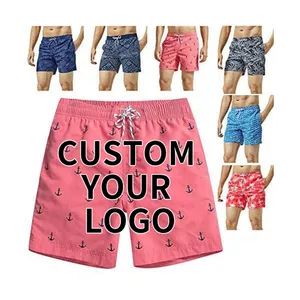 Wholesale Sublimation Printed Swimming Swimwear with Logo Mens Swim Wear Fitness Custom Boardshorts Beach Shorts Swim Trunks for Men - Guangzhou Yuedong Clothing Co., Ltd. - China