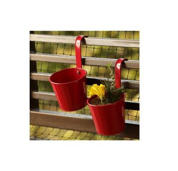 Modern design metal planter pot outdoor decorate item metal planter square flower pot at wholesale price - HADIYA NOOR HANDICRAFTS - India