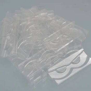 one pair of false eyelash plastic blister tray MOQ 10000PCS Trademark OEM Material Plastic Color Transparent Technics Machine - Guangzhou Huaheng Plastic Products Co., Ltd. - China