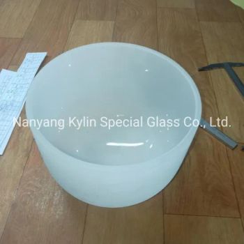 Large Diameter Milky White Melting Silica Quartz Glass Crucibles for Chemical Laboratory - Nanyang Kylin Special Glass Co., Ltd. - China