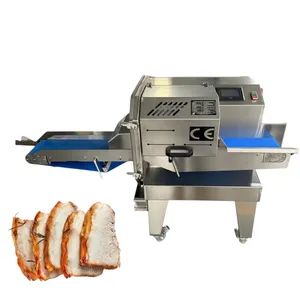 Commercial Bacon Cutting Beef Cooked Sausage Ham Automatic Meat Slicer Machine - Henan Topp Machinery Co., Ltd. - China