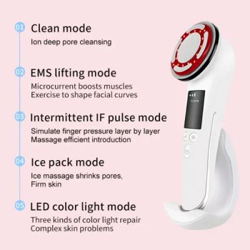 7 in 1 Face Cleaning Brush Massage Skin Cleaner Facial Exfoliating Brush - Shenzhen Dreamit Tech Limited - China