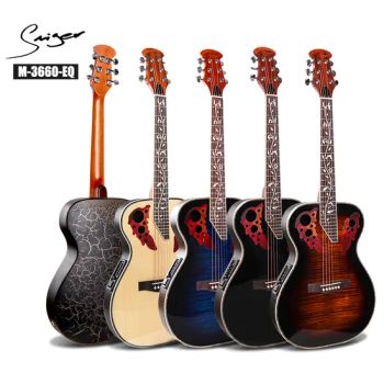 M-3660 Smiger Brand Chinese Factory Ovation Guitar&Acoustic Electric Guitar&Wholesale Guitar - Guangzhou Vines Musical Instruments Co., Ltd - China