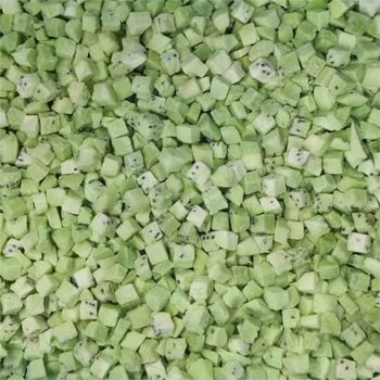 quick frozen fresh diced kiwifruit wholesale frozen kiwi dices - Linyi Wanda Foods Co., Ltd. - China