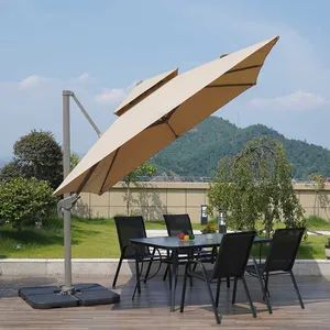 Charming Solar Backyard Umbrella - Functional Outdoor Furniture for Gatherings - NINGBO XUANHENG OUTDOOR & HOME APPLIANCES CO., LTD. - China