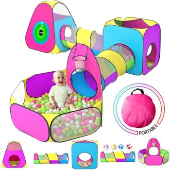 Customized Outdoor Playground House with Tunnel Ball 5 in 1 Kids Play Tents Easy to Setup Multicolor Children Playhouse for Baby Tent - Shantou Tombo Toys Co., Ltd. - China