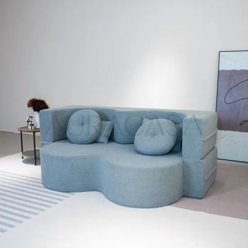 Au34 Modern Furniture with Cushions, High-Density Foam Double Compact Sofabed. - Auracasa Co., Limited - China