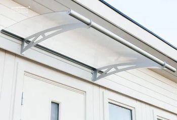 DIY Rain Sun Shade PC Canopy Fixed Aluminum 1500mm 1500mm Transparent J1500 - Yangzhou Reking Industrial & Trading Co., Ltd. - China
