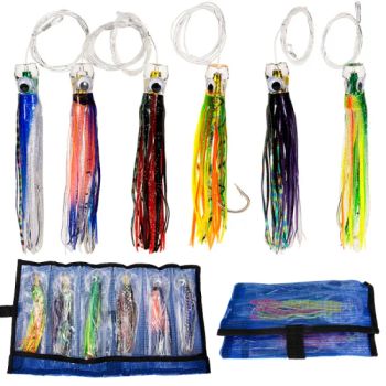 6.5 Inch 6 PCS Trolling Lure Marlin Tuna Mahi Dolphin Durado Wahoo Shark Skirted Deep Sea Fishing Lure Set - Weihai Lotus Outdoor Co., Ltd. - China