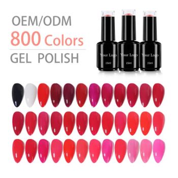R S Nail 800 Color Gel Professional Custom Private Label Nail Paint Gel Polish 5ml UV Gel Nail Art Beauty - Heyuan Ransheng Innovative Materials Co., Ltd. - China