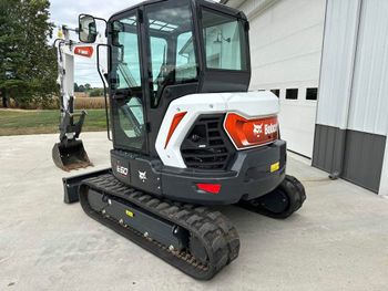 Fairly used Bobcat E60 Mini Crawler Excavator Perkins Compact Hydraulic Digger Bearing Motor Enclosed Cab for Construction - Starmark Company Limited - Tanzania