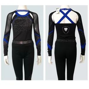 Practice Fitness Sports Performance Wear Custom Rhinestone Cheerleading Uniforms for Male - Shanghai Rainbow Industry and Trade Co., Ltd. - China