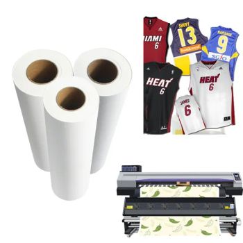 High Rate Heat Transfer Paper 60GSM 60inch Manufacturer Core 3" 2" Origin China Trademark DJ Model NO. DJS035 Transfer Rate - Suzhou Dingjin Paper Co., Ltd. - China