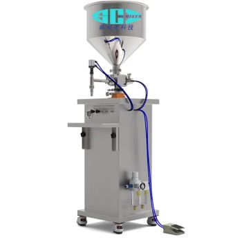 Cosmetic Shoe Polish Cream Paste Hot Wax Candle Paraffin Heating Mixing Piston Pneumatic Pump Filling Machine in Semi Automatic - Guangzhou Scmixer Machinery Technology Co.,Ltd. - China