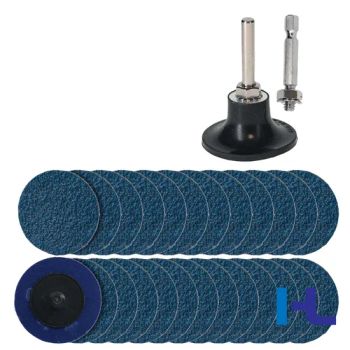50mm 2" Tr/Ts Aluminum Oxide Ceramic Zirconia Alumina Silicon Carbide Quick Change Discs for Cleaning Polishing Surface Condition - HL GROUP LTD - China