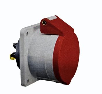 Industrial Socket Plug Voltage 220 V Diameter 50mm IP Rating IP 65 Material Plastic Color White and Red Mounting Type Wall - R.T. N Next-Era Private Limited - India