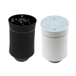 WiFi Zigbee Smart Programmable Thermostat Radiator Valve Temperature Controller Water Heating Trv - Hotowell Technology (Xiamen) Co., Ltd. - China