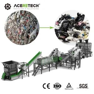 Plastic PE LDPE Recycling Washing Equipments with Skillful Manufacture with Carbon Steel Machine Frame - Suzhou Aceretech Machinery Co., Ltd. - China