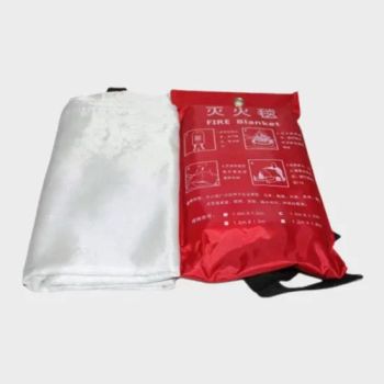 Emergency Fire Protection Fireproof Fiberglass Fire Blanket Color White OEM Aeecpted Trademark QILI Thickness 0.5mm Size - Yuyao Qili Insulation Materials Factory - China