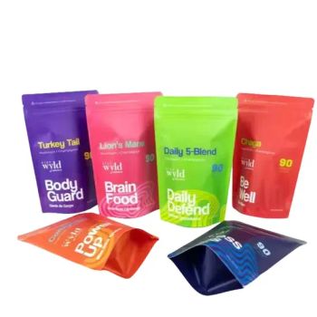 Custom Design Stand up Zipper Bags for Unique Clothes Package - Qingdao Yushun Plastic Co., Ltd. - China