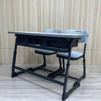 Adjustable Adult Student School Equipment Furniture Desk and Chair - Jinhua Zhongyi Furniture Co., Ltd - China