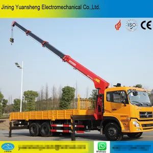 China Manufacturer 16 Ton Hydraulic Truck Mounted Mobile Telescope Boom Crane for Sale - Jining Yuansheng Electromechanical Co., Ltd. - China