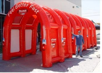 2023 New 10X10 Inflatable Misting Tunnel Tents Tylenol Origin China Trademark BOYI Model NO. cxa-80 Size Custom Size Logo Custom - Guangzhou Caixin Inflatable Products Co., Ltd. - China