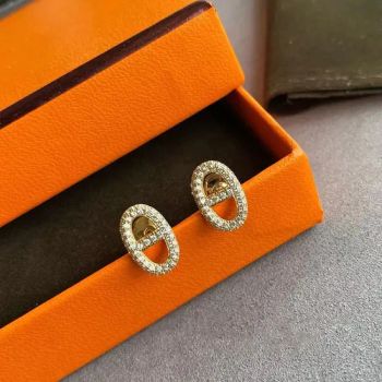 Designer Earrings Ear Studs Dangle Chandelier Earrings for Women Luxury H Brand Classic Stud with Shining Crystal Diamond Charm Fashion Engagement Ear Rings - Shijiazhuang Dongcang Trading Co., Ltd. - China