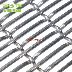Stainless Steel Aluminum Woven Crimped Wire Mesh for Facade Cladding Panels - Hebei Weiyue Wire Mesh Products Co., Ltd. - China