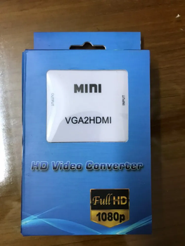 None Vga To Hdmi Converter, For Projectors, Male Brand None Material Metal Converter type VGA Connector Type Male Compatibility Vga To - Gupta Infotech - India