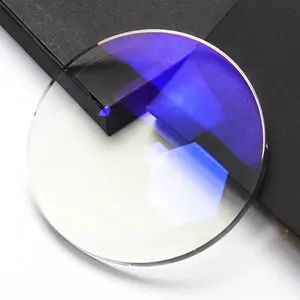 Wholesale Photochromic Sunglass Lenses 1.56 Clear Blue Block UV420 Single Vision UC Coating Cr39 Resin Optical Eyeglass Lenses - Shanghai Muqing Optical Glasses Co., Ltd. - China