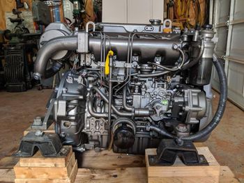 Used Yanmar 4JH4-TE 75hp Marine turbo diesel engine with Extras - Powerport.Ltd - Indonesia